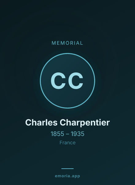 Memorial portrait of Charles Charpentier