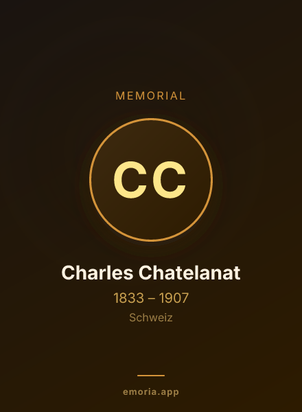 Memorial portrait of Charles Chatelanat
