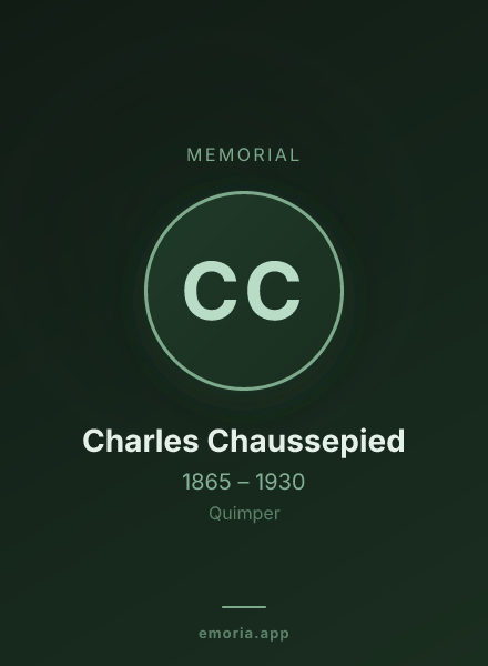 Memorial portrait of Charles Chaussepied