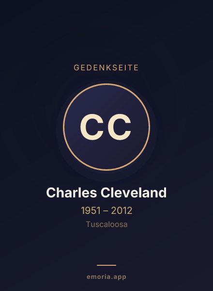 Gedenkportrait von Charles Cleveland