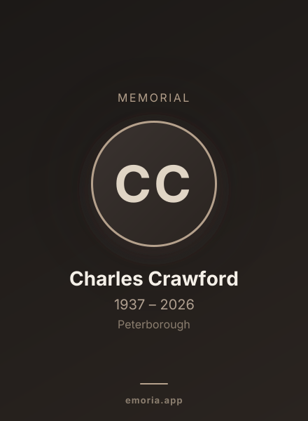 Memorial portrait of Charles Crawford