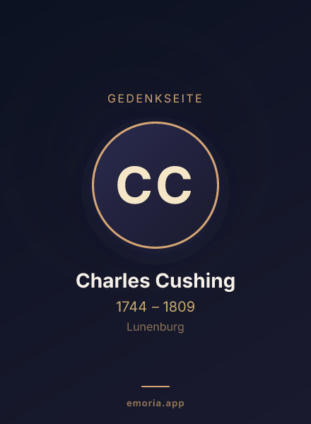 Gedenkportrait von Charles Cushing