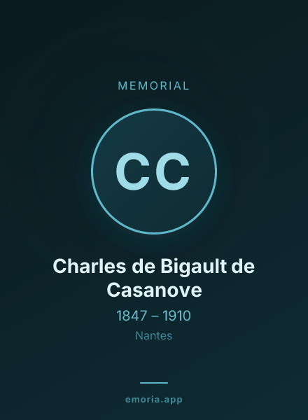 Memorial portrait of Charles de Bigault de Casanove
