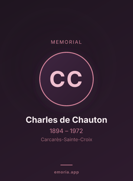 Memorial portrait of Charles de Chauton