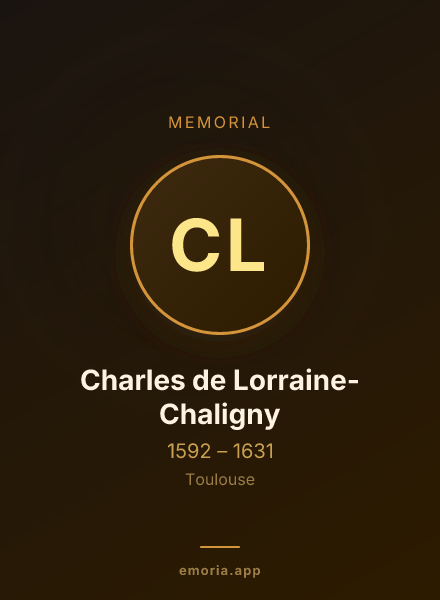 Memorial portrait of Charles de Lorraine-Chaligny