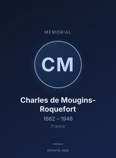 Memorial portrait of Charles de Mougins-Roquefort
