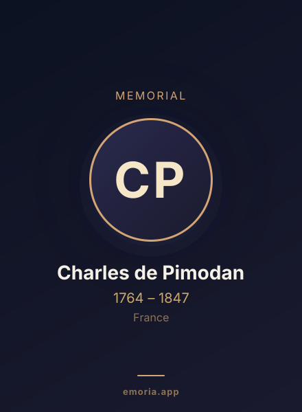 Memorial portrait of Charles de Pimodan