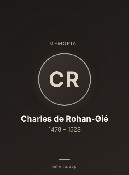 Memorial portrait of Charles de Rohan-Gié