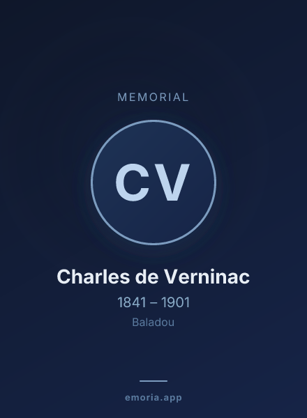 Memorial portrait of Charles de Verninac