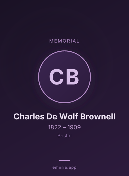 Memorial portrait of Charles De Wolf Brownell