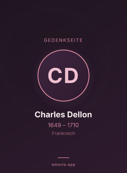 Gedenkportrait von Charles Dellon