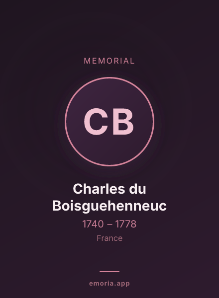 Memorial portrait of Charles du Boisguehenneuc