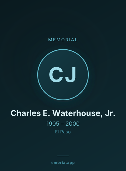 Memorial portrait of Charles E. Waterhouse, Jr.
