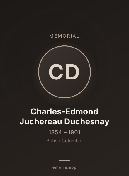 Memorial portrait of Charles-Edmond Juchereau Duchesnay
