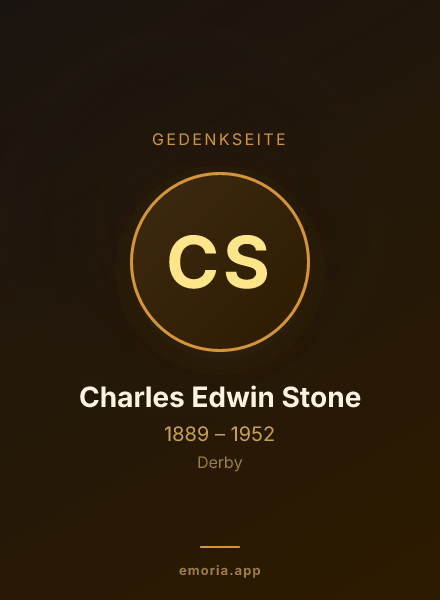 Gedenkportrait von Charles Edwin Stone