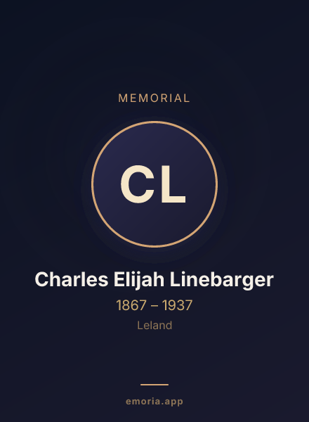 Memorial portrait of Charles Elijah Linebarger