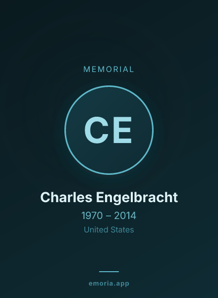 Memorial portrait of Charles Engelbracht