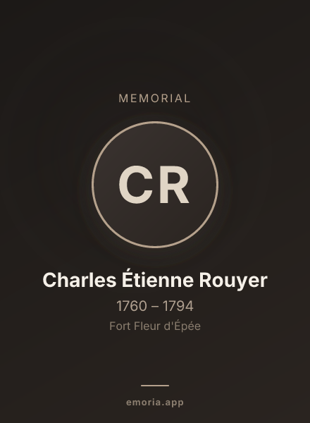 Memorial portrait of Charles Étienne Rouyer