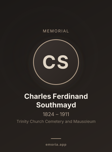 Memorial portrait of Charles Ferdinand Southmayd