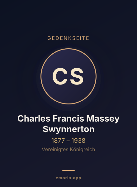Gedenkportrait von Charles Francis Massey Swynnerton