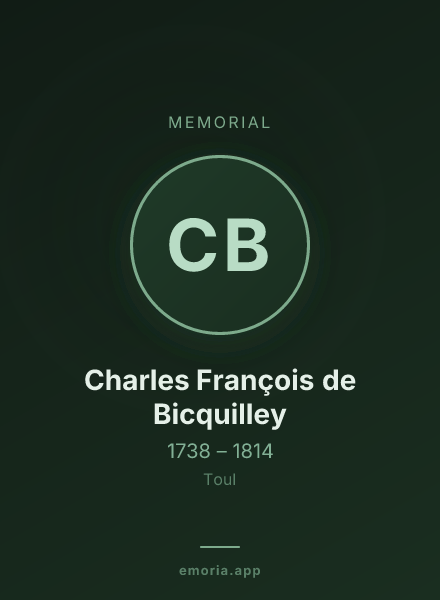 Memorial portrait of Charles François de Bicquilley