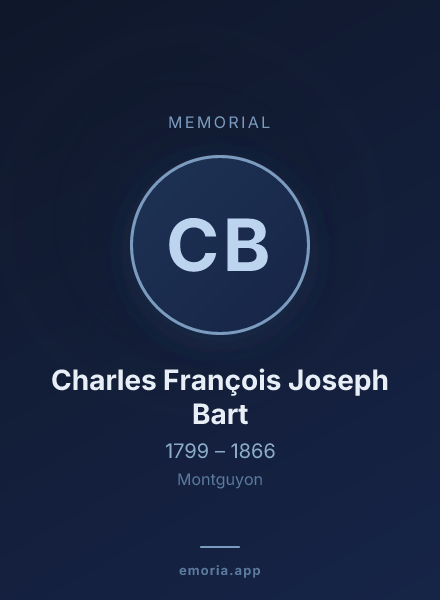 Memorial portrait of Charles François Joseph Bart