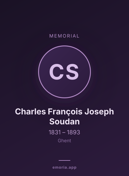 Memorial portrait of Charles François Joseph Soudan