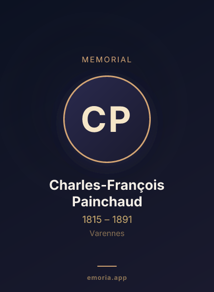 Memorial portrait of Charles-François Painchaud