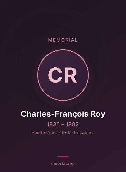 Memorial portrait of Charles-François Roy