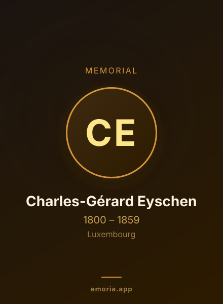Memorial portrait of Charles-Gérard Eyschen