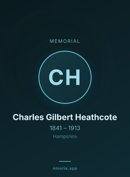 Memorial portrait of Charles Gilbert Heathcote