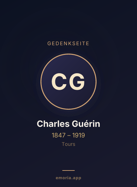 Gedenkportrait von Charles Guérin