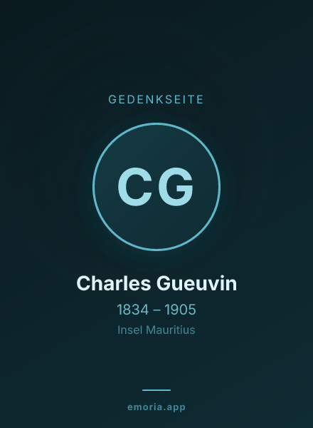 Gedenkportrait von Charles Gueuvin