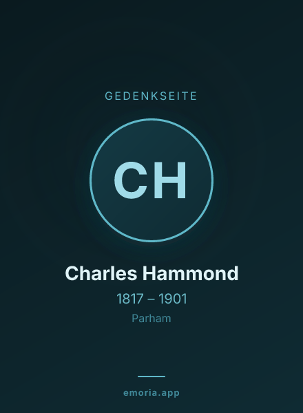 Gedenkportrait von Charles Hammond