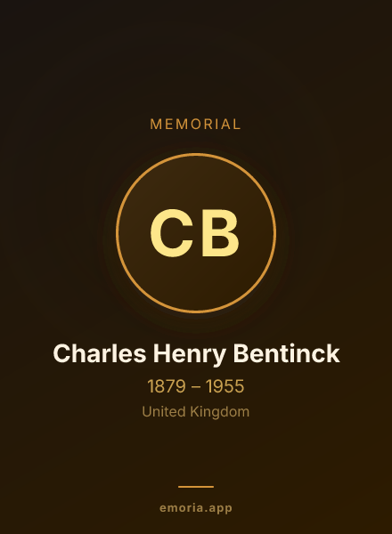 Memorial portrait of Charles Henry Bentinck