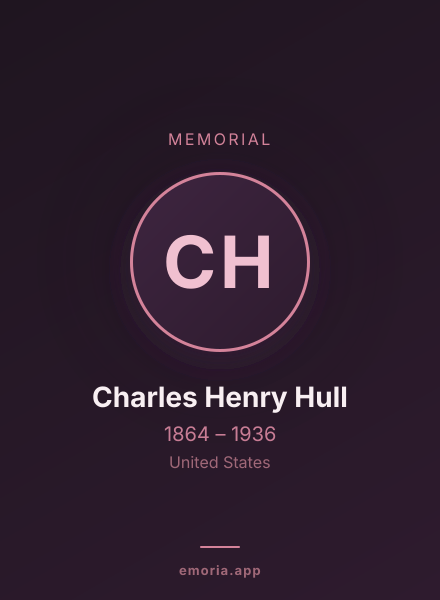 Memorial portrait of Charles Henry Hull