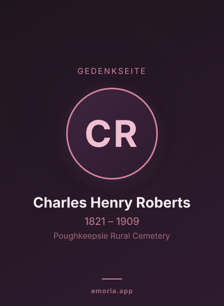 Gedenkportrait von Charles Henry Roberts