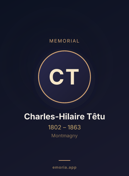 Memorial portrait of Charles-Hilaire Têtu