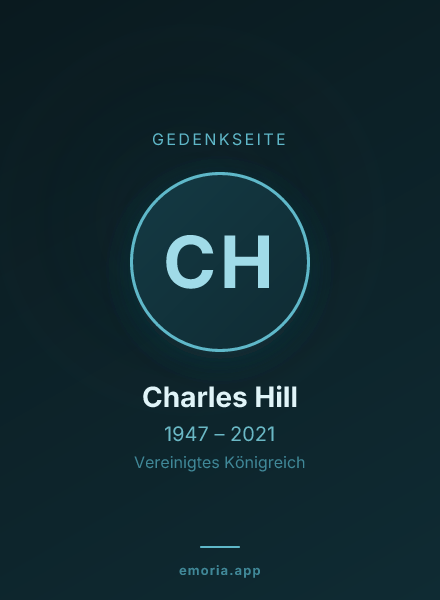 Gedenkportrait von Charles Hill