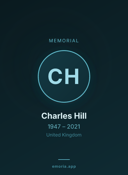 Memorial portrait of Charles Hill
