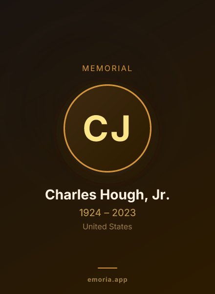 Memorial portrait of Charles Hough, Jr.