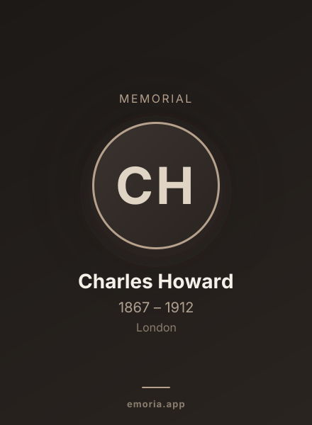 Memorial portrait of Charles Howard