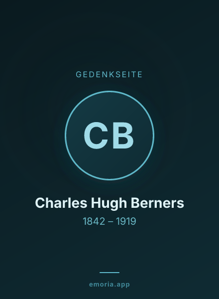 Gedenkportrait von Charles Hugh Berners