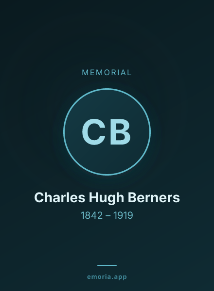 Memorial portrait of Charles Hugh Berners