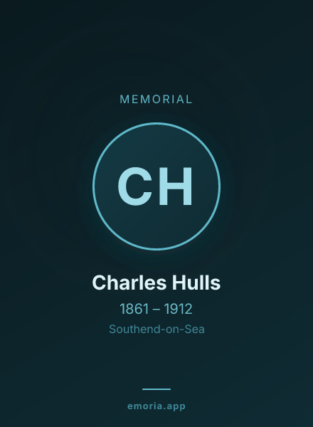 Memorial portrait of Charles Hulls