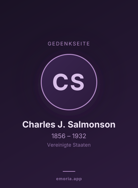 Gedenkportrait von Charles J. Salmonson