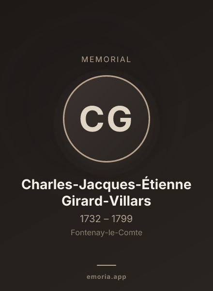 Memorial portrait of Charles-Jacques-Étienne Girard-Villars