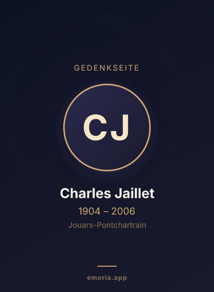 Gedenkportrait von Charles Jaillet