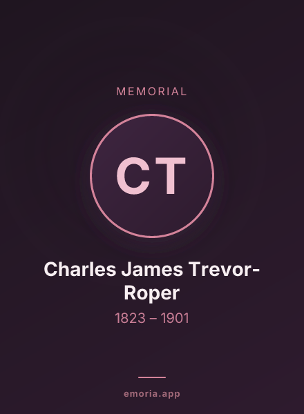 Memorial portrait of Charles James Trevor-Roper