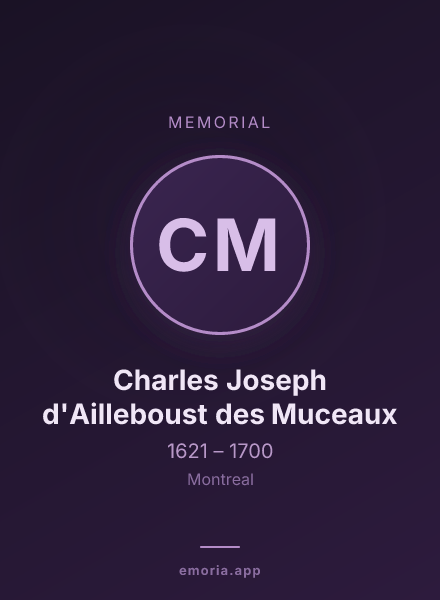 Memorial portrait of Charles Joseph d'Ailleboust des Muceaux